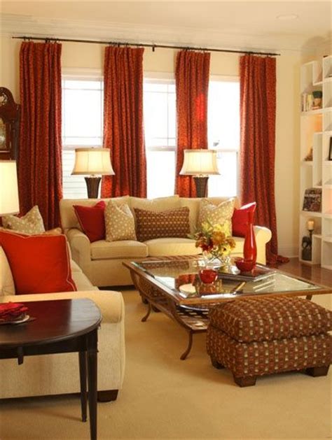Brown is a color that can help you tie everything you want from your living room, all together. Red and Gold Living Room - Using Gold in Interior Design ...