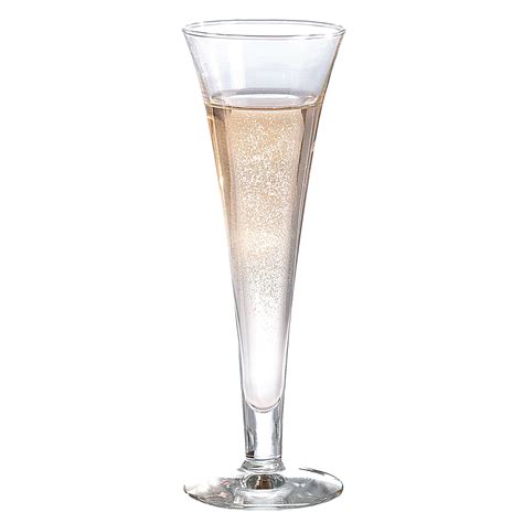 6x Champagne Glasses Modern Glass Flutes Prosecco Sparkling Wine