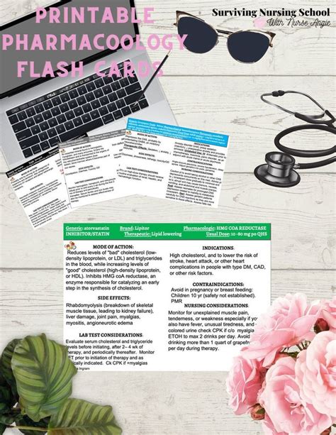Pharmacology flash cards 3rd edition pdf using direct links. Printable Pharmacology Flash Card Set | Etsy ...
