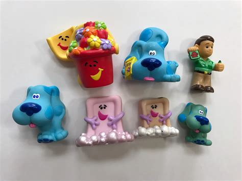 1997 Blues Clues Plastic Toys Lot Viacom Tyco Steve Slippery Etsy