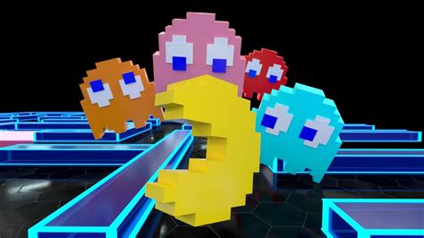 Pacman And The Ghosts 3d Youtube