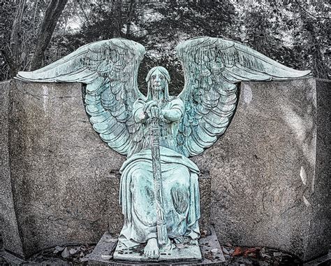 Lakeview Cemetery Full Haserot Angel Photograph By David Banks Fine