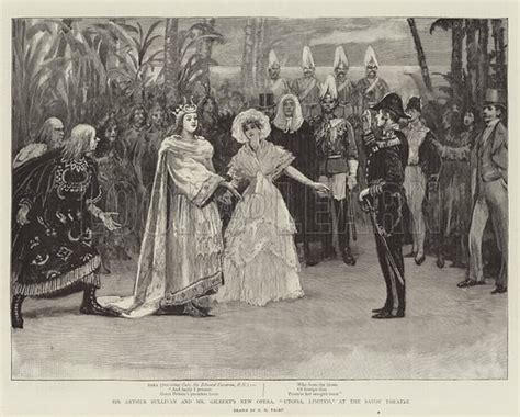 Sir Arthur Sullivan And Mr Gilberts New Opera Stock Image Look