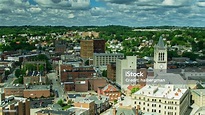 Aerial View Of Downtown Uniontown Pennsylvania Stock Photo - Download ...