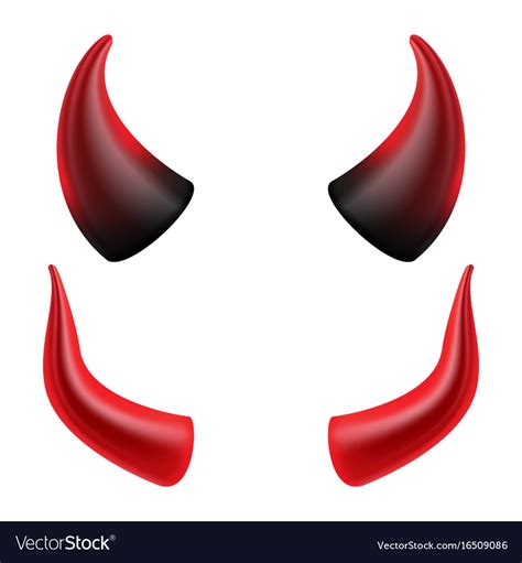 Devil Horns Demon Or Satan Horns Symbol Royalty Free Vector