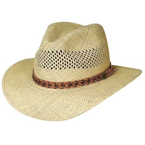 Bullhide Tropical Breeze Straw Outdoors Hat Mens Straw Hats Straw