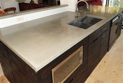 Mode Concrete Ultra Chic And Modern Concrete Kitchen Countertops