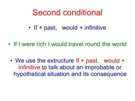 Second Conditional