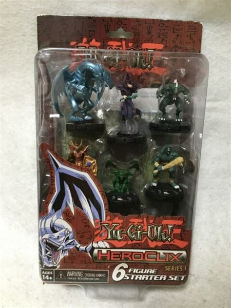 New Yu Gi Oh Heroclix 6 Figure Starter Set Series 1 Wizkids Authentic