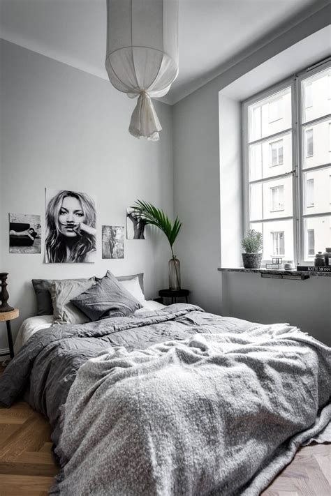 Placing your bed at an angle, mirrors on wardrobes and cupboards and built in wardrobes, are some small bedroom ideas. Applying Scandinavian Small Apartment Design Along With ...
