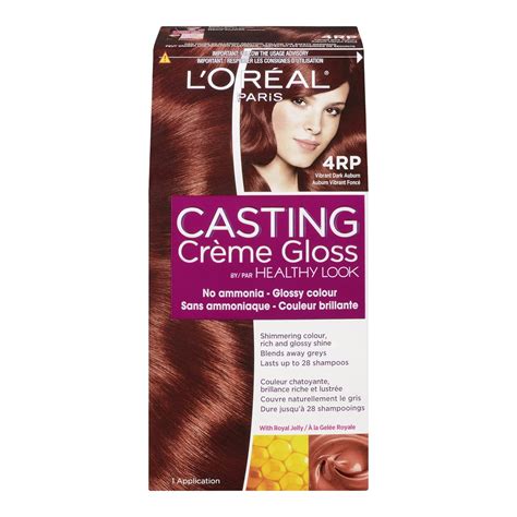 Loreal Healthy Look Creme Gloss Hair Color 4rr Vibrant Dark Auburn Sweet Cherry