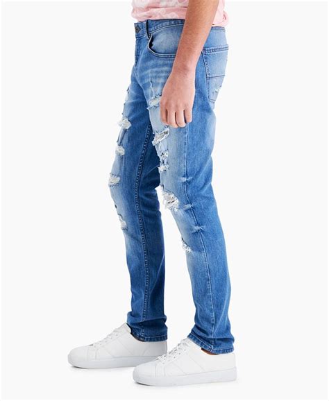 Inc International Concepts Mens James Ripped Skinny Jeans Created For Macys Macys