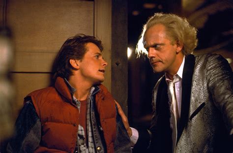 Back To The Future Hd Dr Emmett Brown Marty Mcfly Michael J Fox