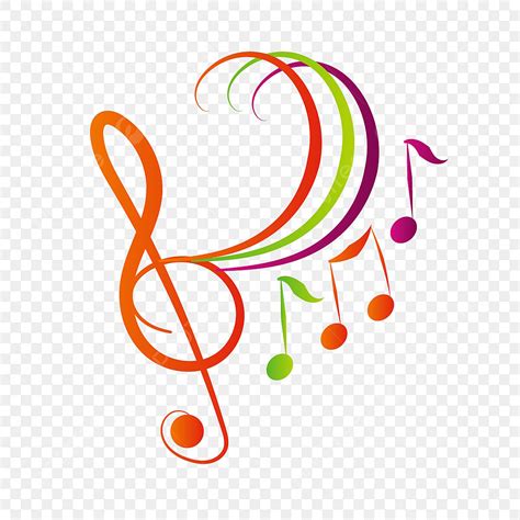 Music Notes Clip Art In Colour