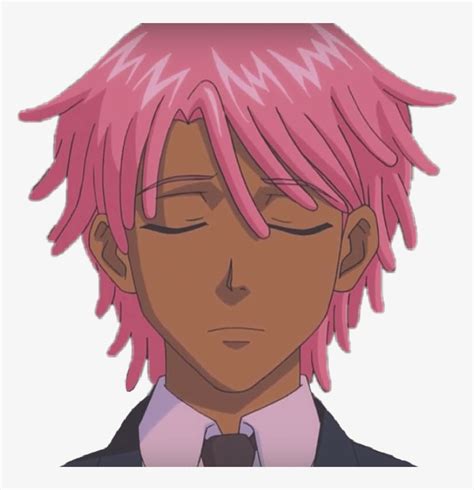 Anime Boy With Long Pink Hair