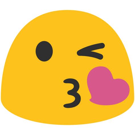 Cara Lanzando Un Beso Emoji
