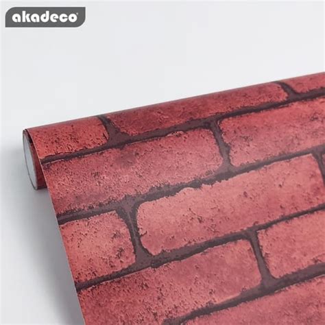 Brick Peel And Stick Wallpaper Brick Contact Paper Or Wall Paper Self