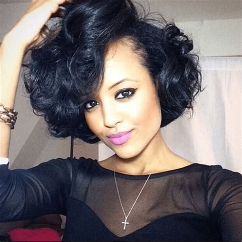 15 Photos Curly Bob Hairstyles For Black Women