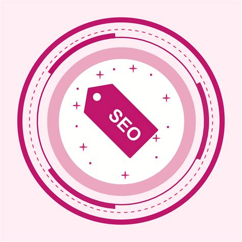 Seo Tag Icon Design 499360 Vector Art At Vecteezy