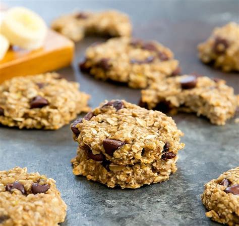 Satisfy your cookie craving as a diabetic with these delicious applesauce oatmeal cookies. 2 Ingredient Banana Oatmeal Cookies | Recipe | Banana ...