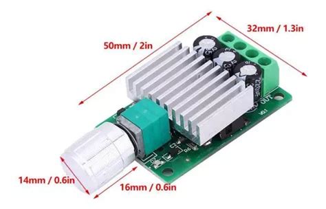 Pwm Control Velocidad Motores Corriente Continua 12 30v 10a En Venta En