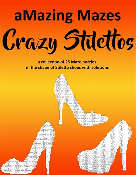 Amazing Mazes Crazy Stilettos Printable Digital Download Etsy Uk