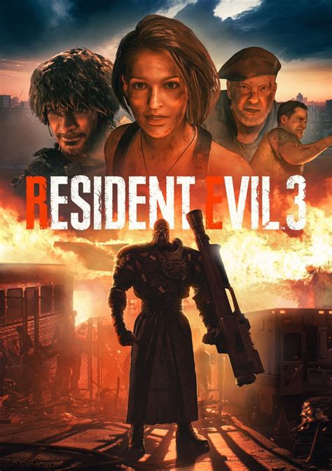 Resident Evil 3 Poster Remake Poster Game Etsy