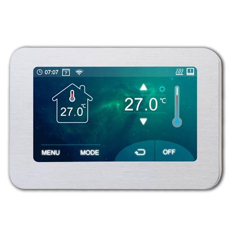 Capacitive Touch Screen Room Thermostat Programmable