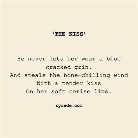Quote 15 The Kiss Quotes Cute Couple Quotes Poetry Quotes Life