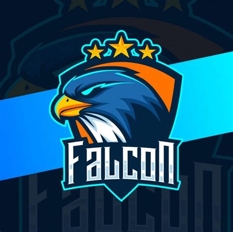 Premium Vector Falcon Mascot Esport Logo Design Design De Logotipo