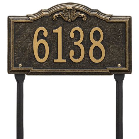 Whitehall Products Gatewood Personalized Standard 1 Line Lawn Address