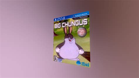 Big Chungus Ps4 Cover Download Free 3d Model By Gabrieleder
