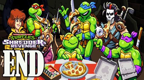 Final Bossending And Credits Teenage Mutant Ninja Turtles Shredders