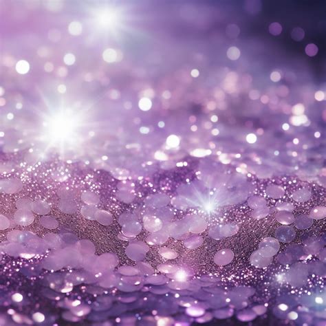 Premium Ai Image Purple Glitter Background
