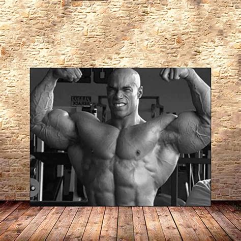 Buy Hnyjyfa Kevin Levrone Poster Muscle Man Bodybuilding Poster Workout