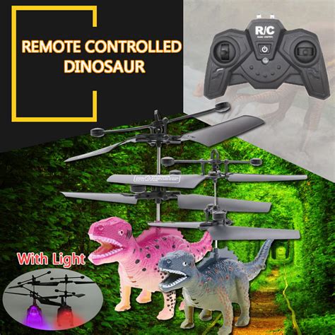 Remote Control Flying Dragon Dinosaur Rc Drone Helicopter Aircraft Kid