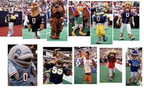 The Mascots Of The 1995 Pro Bowl Are Rather Um Interesting Nfl