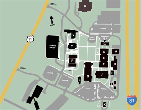 Campus Map And Directions Brcc Virginia