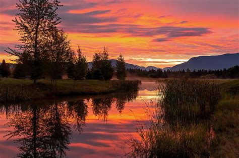 Glorious Sunrise In Whitefish Montana Photograph By Jack Bell