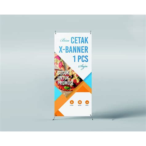 Jual Cetak X Banner X Cm Free Design Indonesia Shopee Indonesia