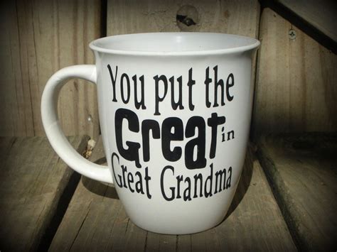 Whether he is a barbecue man or a whiskey man, there's something for every grandfather inside this amazing gift guide. Personalized Great Grandma Cup Great Grandpa Mug Great ...