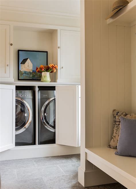 While washers and dryers can be quite sleek, that doesn't mean you need to keep them out in the open. Folding Doors: Folding Doors To Hide Washer And Dryer