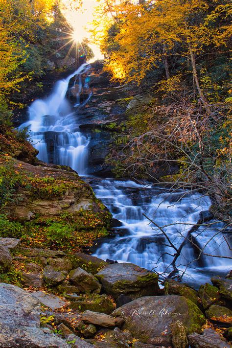 Sunrise At Sky Valley Waterfall Photograph By Russell Adams Fine Art