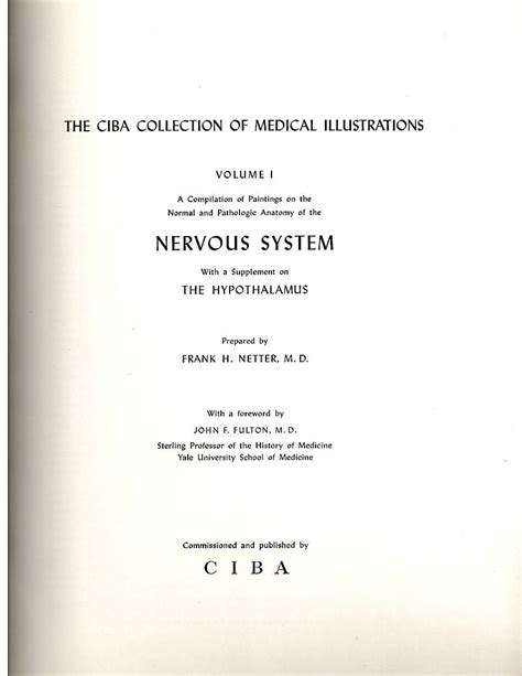 Ciba Collection Of Medical Illustrations Frank H Netter Various