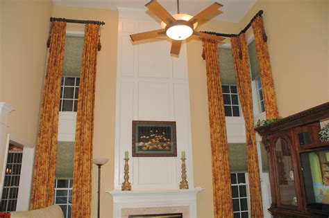 Two Story Window Treatments Ideas