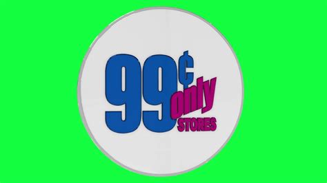 99 Cents Only Stores Green Screen Logo Loop Chroma Animation Youtube