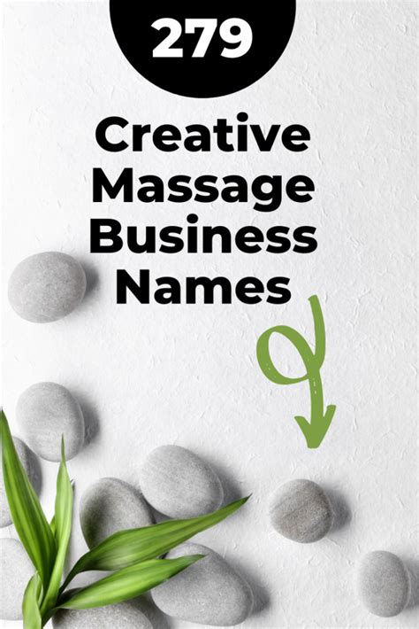 Creative Massage Business Names The Ultimate List Of Unique Clever
