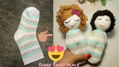 Diyeasy Socks Dollshow To Make Cute Dolls From Socksbest Out Of