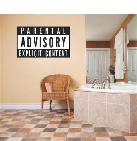 Buy Decal Vinyl Wall Sticker Parental Advisory Explicit Content
