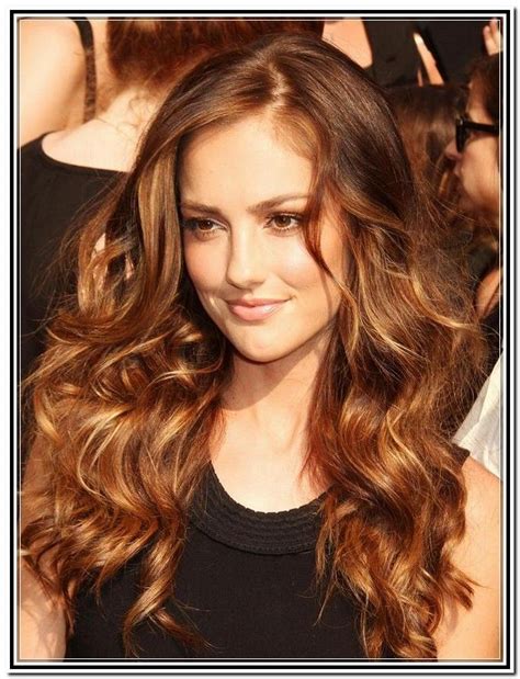 Sophisticated copper hues are such an excellent solution when it comes to a light auburn hair color and nonchalant beach waves. Light Chocolate Brown Hair Color With Caramel Highlights ...